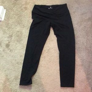 90 degree black high rise leggings